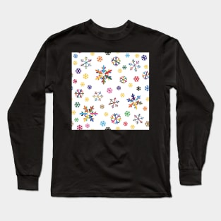 Colorful Snowflakes II Long Sleeve T-Shirt